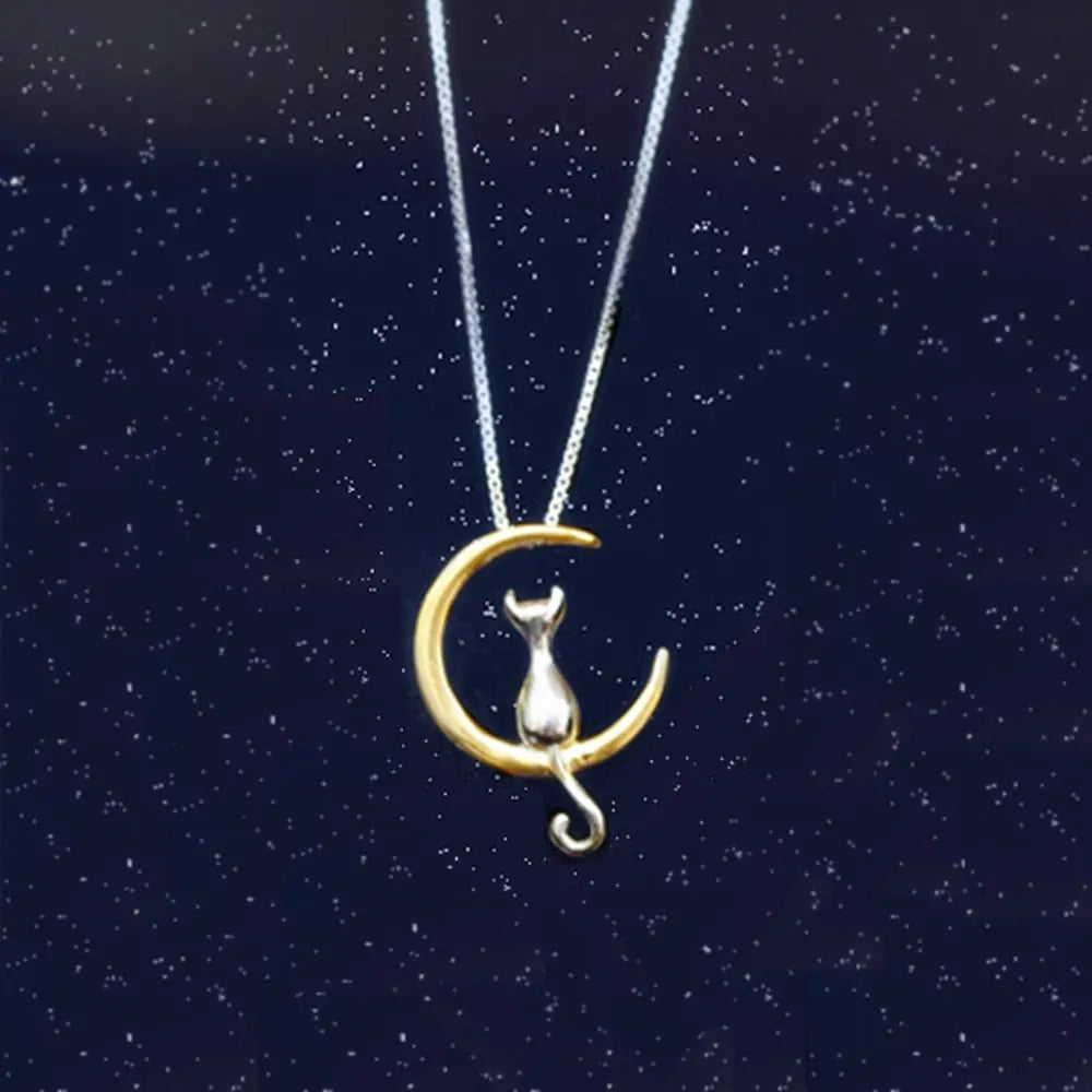 Pendentif Chat sur la Lune - Vraiment-chat
