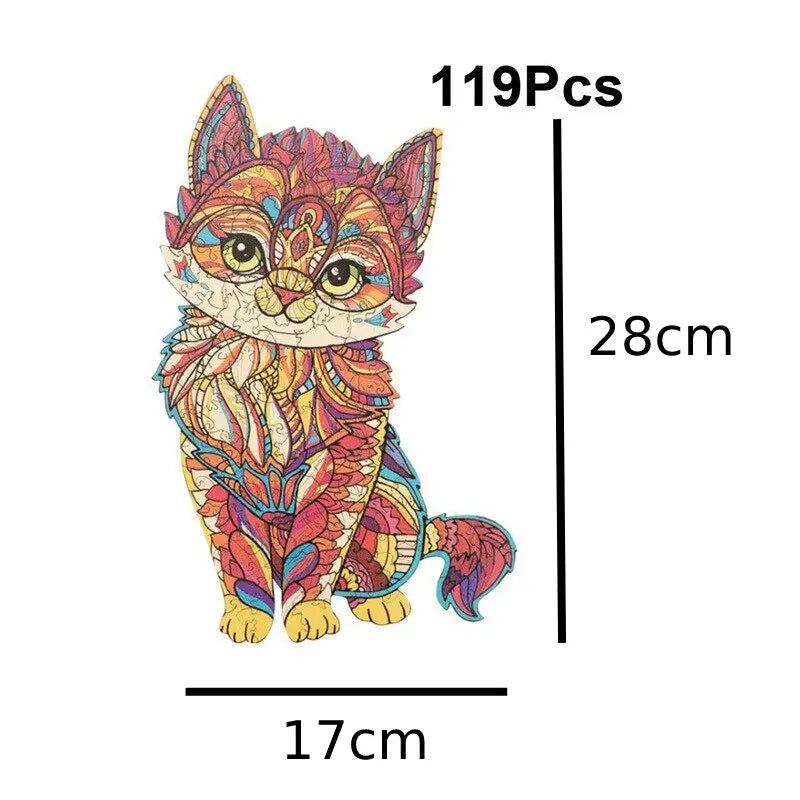 Puzzle de Chaton en Bois - Vraiment-chat