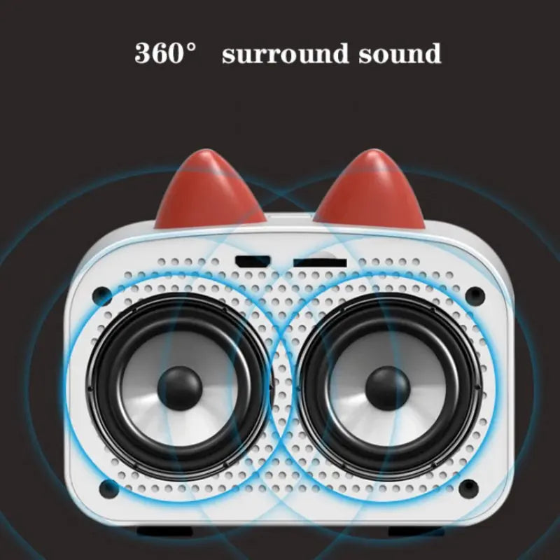 Réveil Chat Enceinte Bluetooth Affichage Led - Vraiment-chat