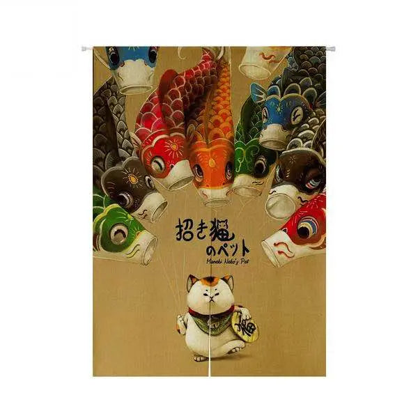 Rideau Chat Japonais - Vraiment-chat