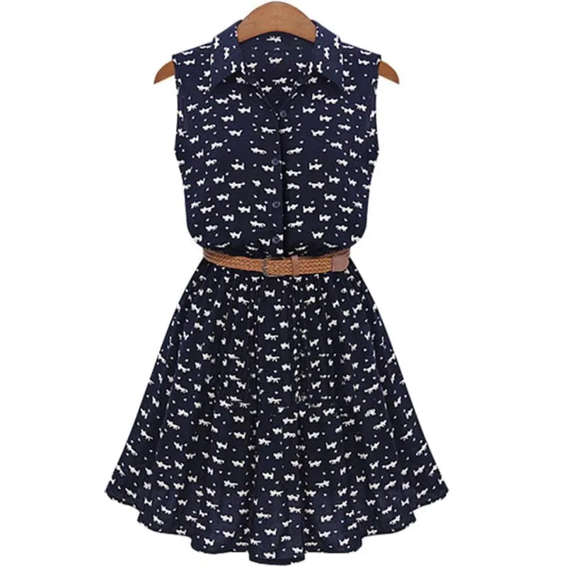 Robe d'été avec Motifs de Chat - Vraiment-chat