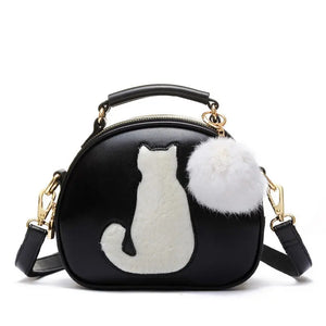 Sac à Main à Motif Chat Furry - Vraiment-chat