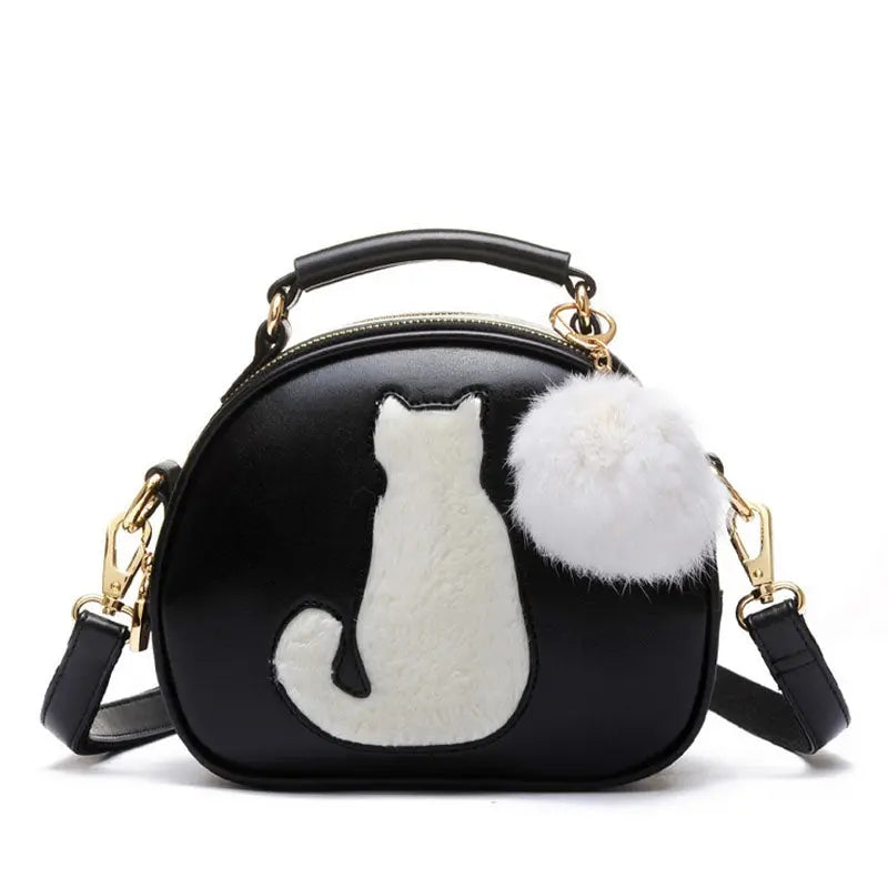 Sac à Main à Motif Chat Furry - Vraiment-chat