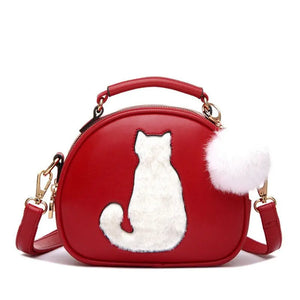 Sac à Main à Motif Chat Furry - Vraiment-chat