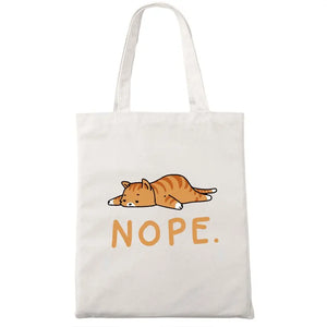 Tote Bag Chat Fatigué - Vraiment-chat