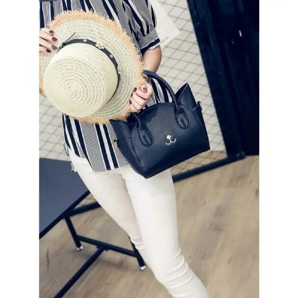 Catty, Sac à main cuir Chat - Vraiment-chat