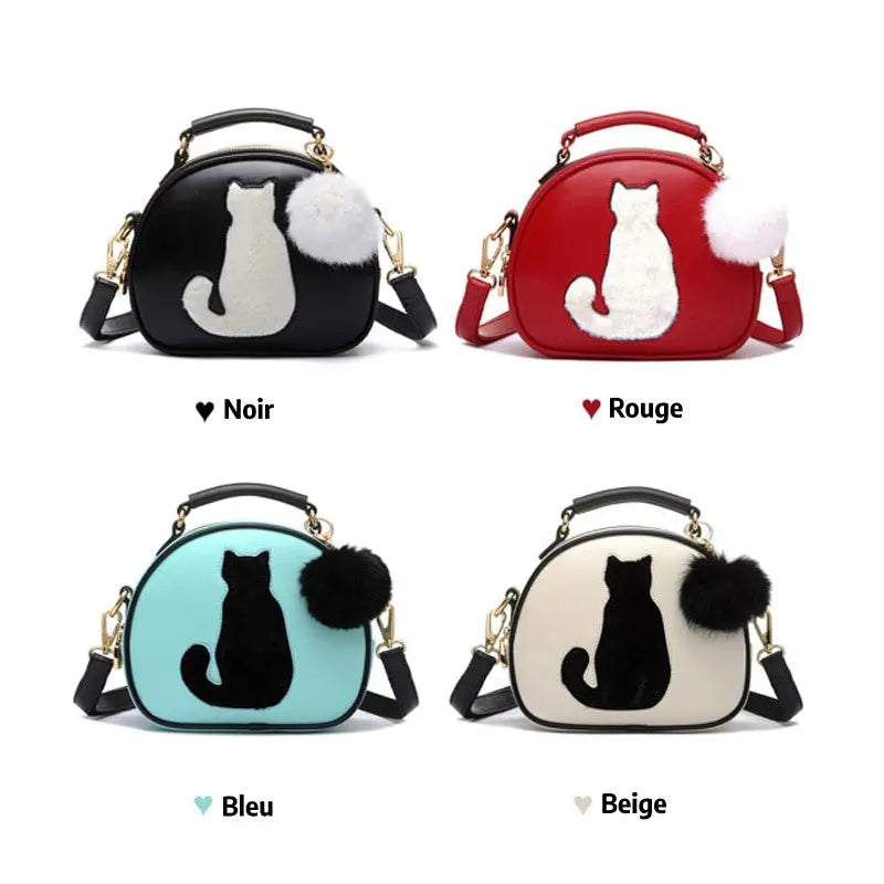 Sac à Main à Motif Chat Furry - Vraiment-chat