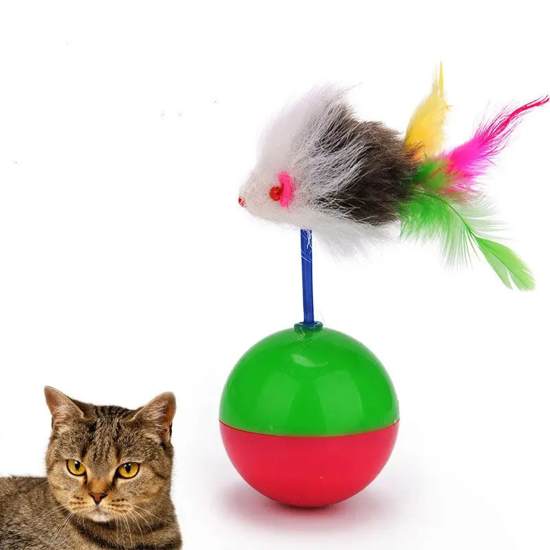 Jouet pour Chat Souris sur Boule - Vraiment-chat