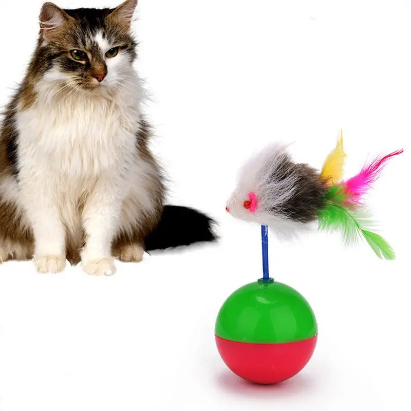 Jouet pour Chat Souris sur Boule - Vraiment-chat