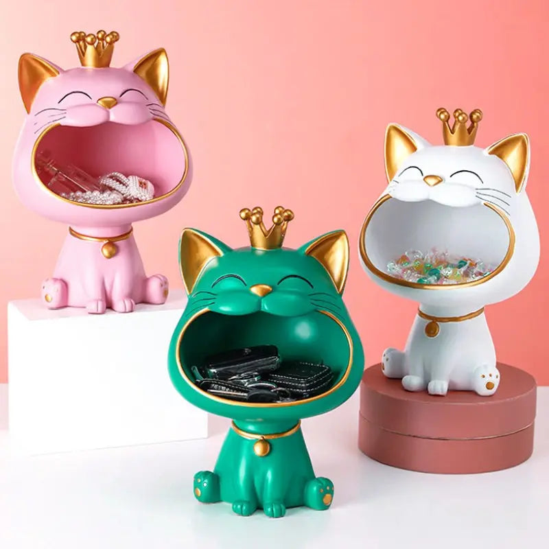 Statue de Chat en couleur Vraiment-chat