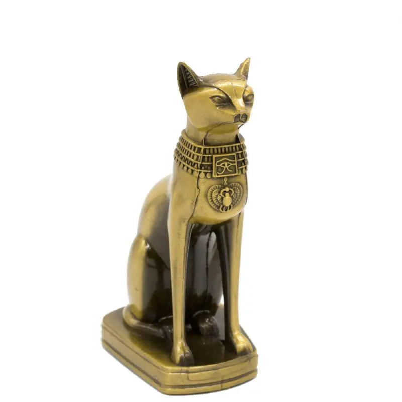 Statue de Chat Egyptien en Métal - Vraiment-chat