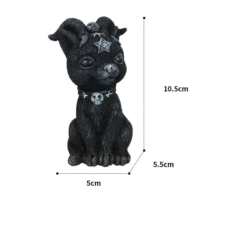 Statue Chat Extérieur Halloween Vraiment-chat