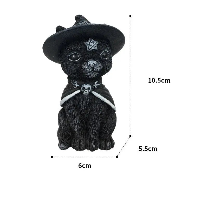 Statue Chat Extérieur Halloween Vraiment-chat