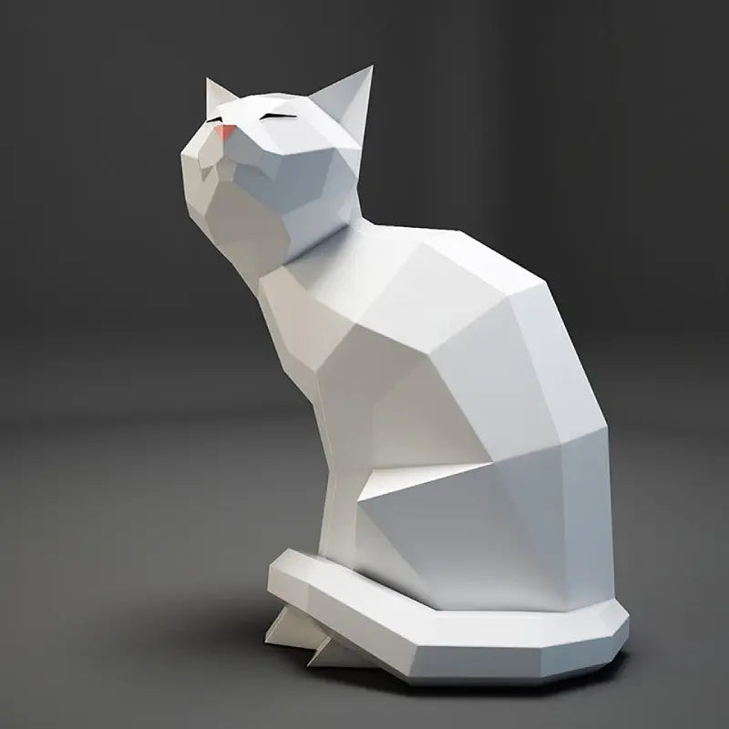Statue de Chat qui inspire à monter soi-même - Vraiment-chat
