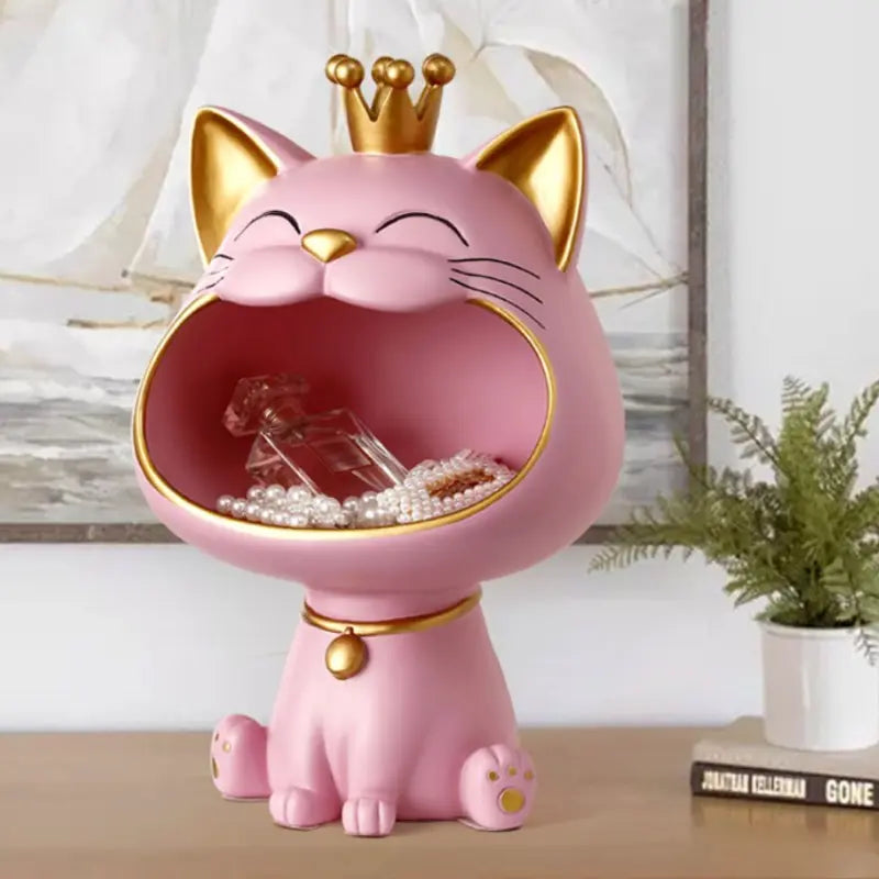 Statue de Chat en couleur Vraiment-chat