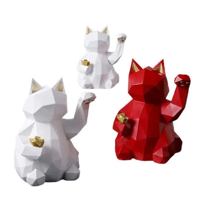 Statue de Chat Moderne Vraiment-chat