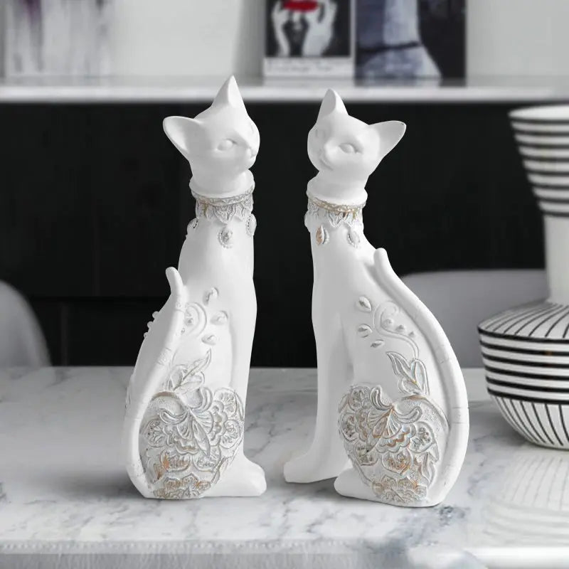 Statues décoratives de Chat Filiforme - Vraiment-chat