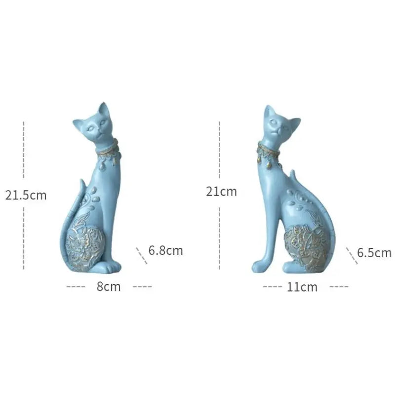 Statues décoratives de Chat Filiforme - Vraiment-chat