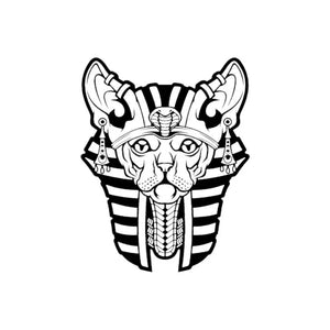 Sticker Géant Chat Egyptien - Vraiment-chat