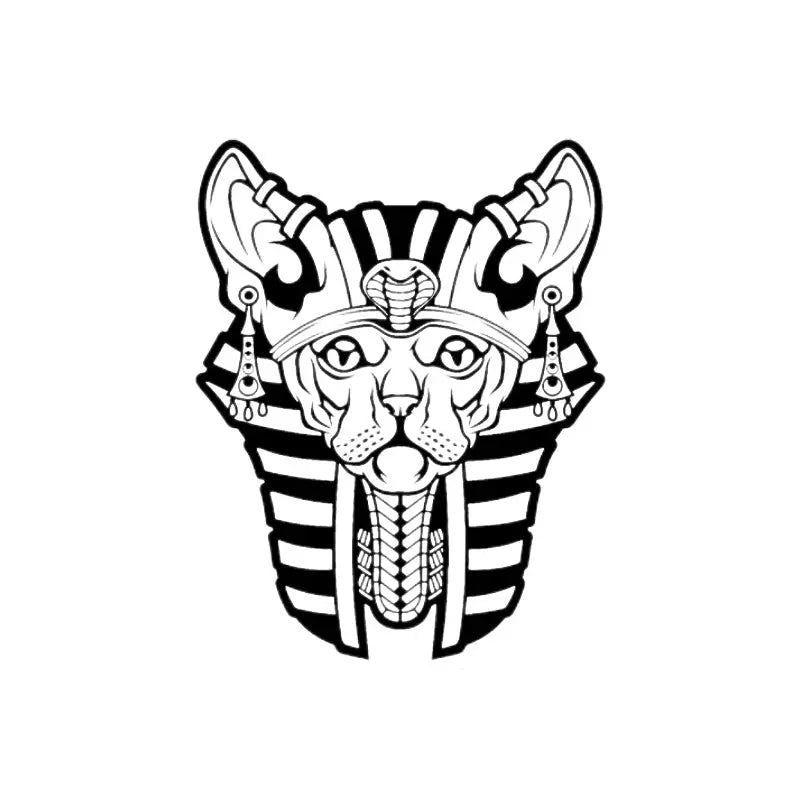 Sticker Géant Chat Egyptien - Vraiment-chat