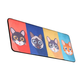 Tapis de sol avec Têtes de Chats - Vraiment-chat