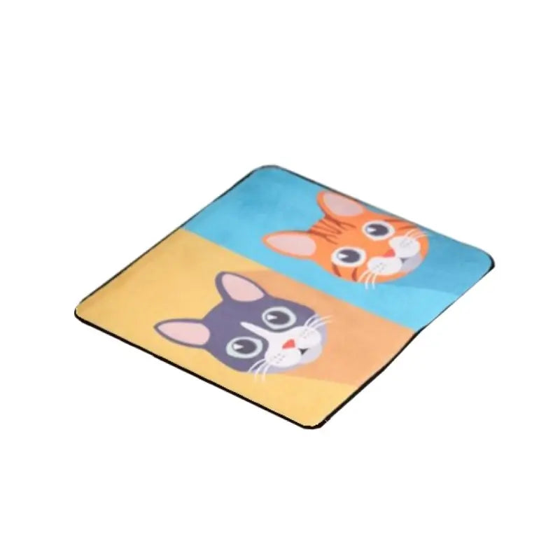 Tapis de sol avec Têtes de Chats - Vraiment-chat