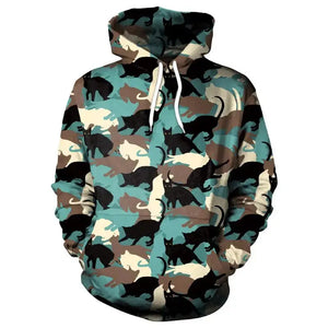 Sweat à Chat Camouflage - Vraiment-chat