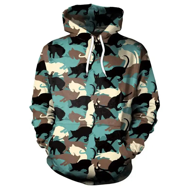 Sweat à Chat Camouflage - Vraiment-chat