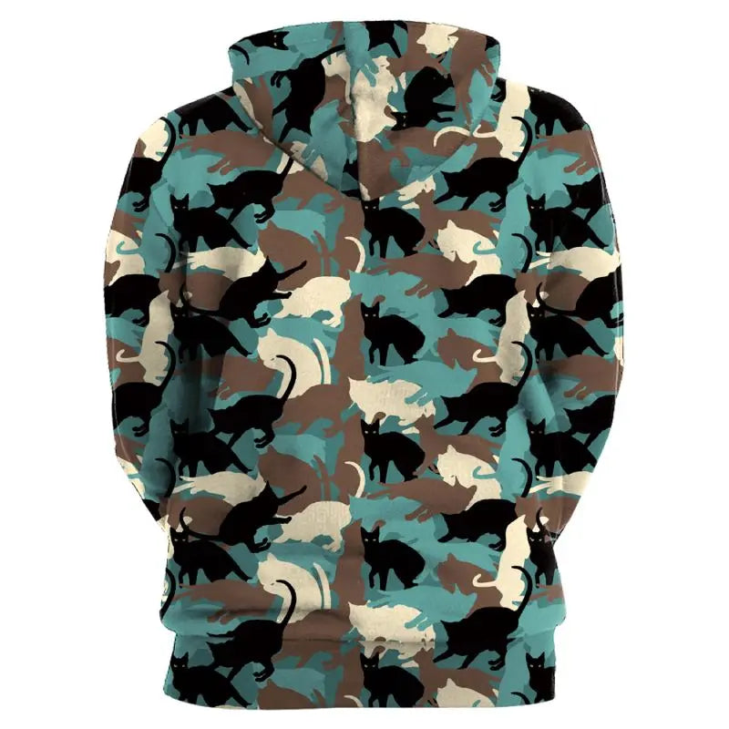 Sweat à Chat Camouflage - Vraiment-chat