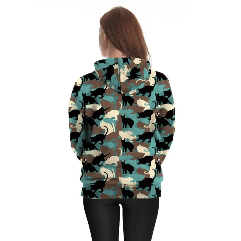 Sweat à Chat Camouflage - Vraiment-chat