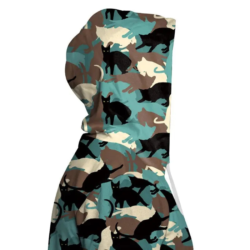 Sweat à Chat Camouflage - Vraiment-chat