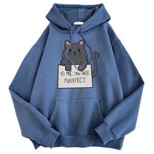 Sweat Chat Parfait Vraiment-chat