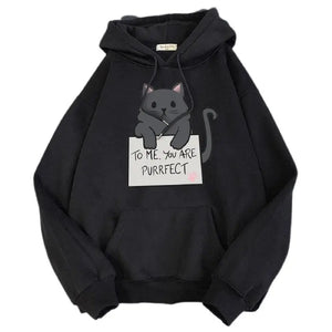 Sweat Chat Parfait Vraiment-chat