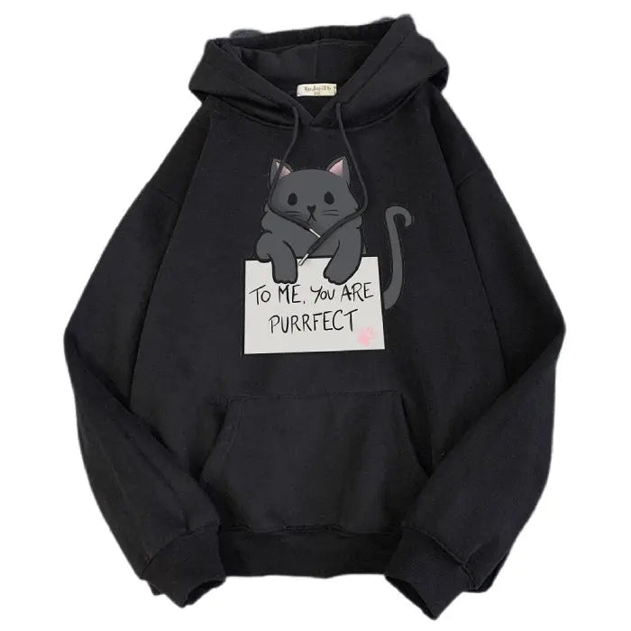 Sweat Chat Parfait Vraiment-chat