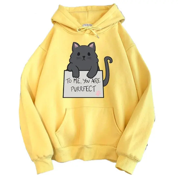 Sweat Chat Parfait Vraiment-chat