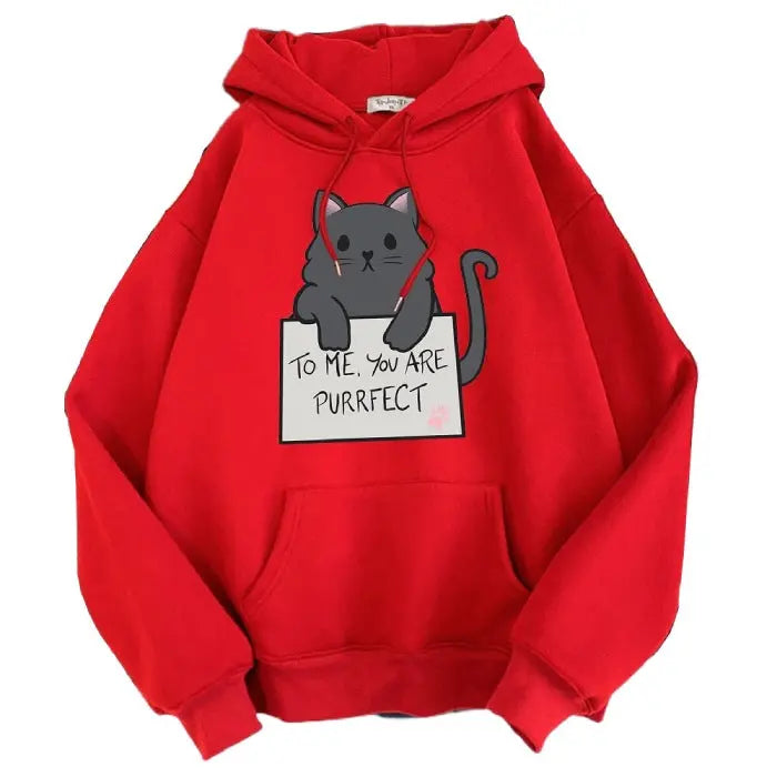 Sweat Chat Parfait Vraiment-chat