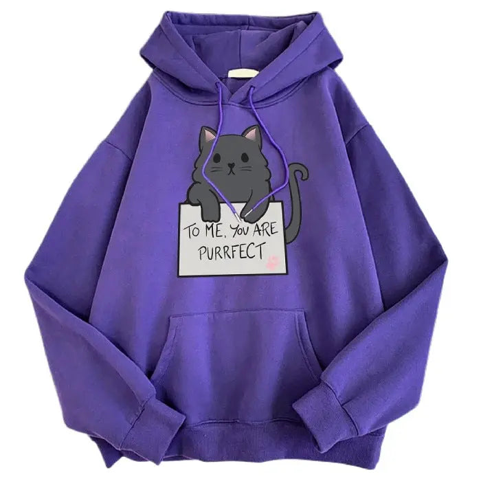 Sweat Chat Parfait Vraiment-chat