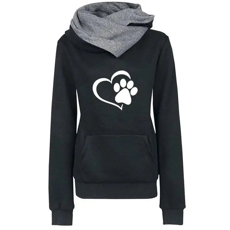 Sweat-shirt Chat La Patte sur le Coeur - Vraiment-chat