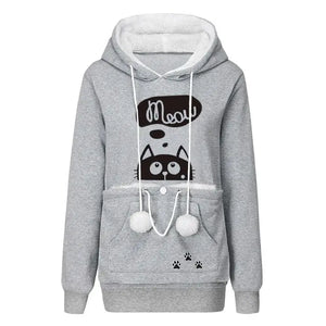 Sweat Shirt Porte Chat Vraiment-chat
