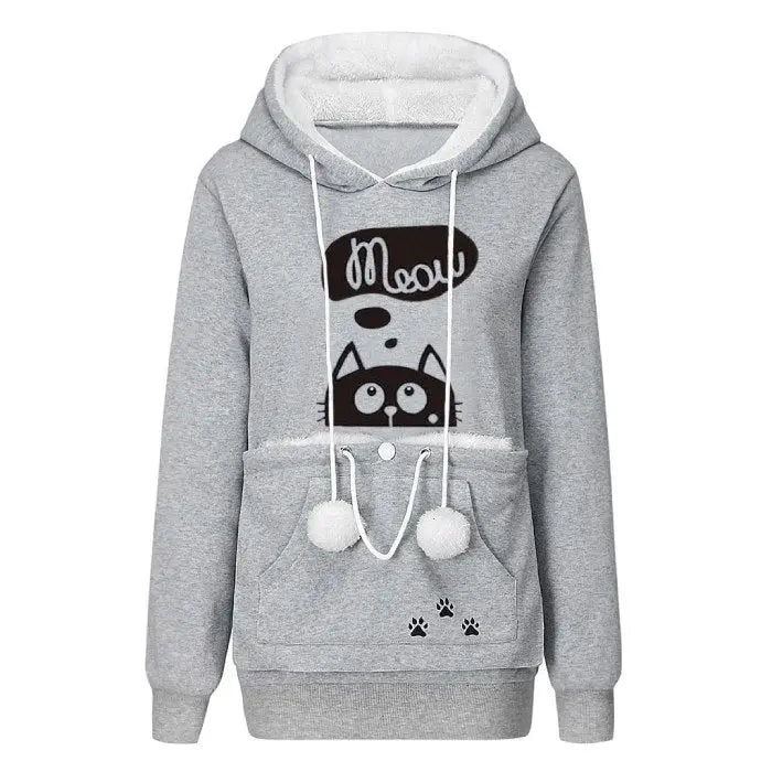 Sweat Shirt Porte Chat Vraiment-chat