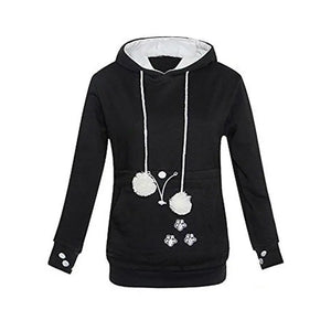 Sweatshirt Trois empreintes de Chat - Vraiment-chat