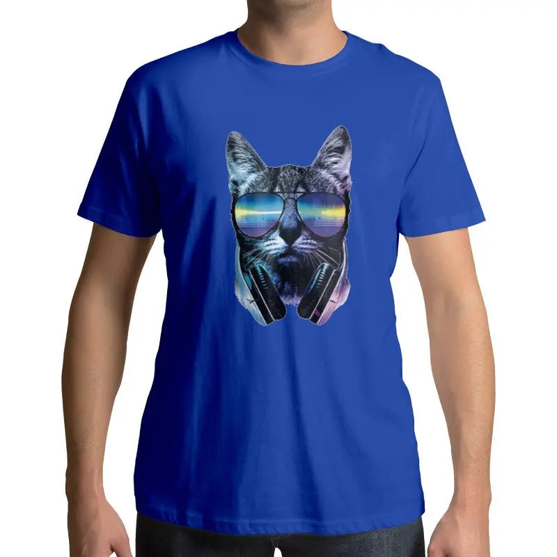 T-Shirt Chat 3D Cool Cat - Vraiment-chat