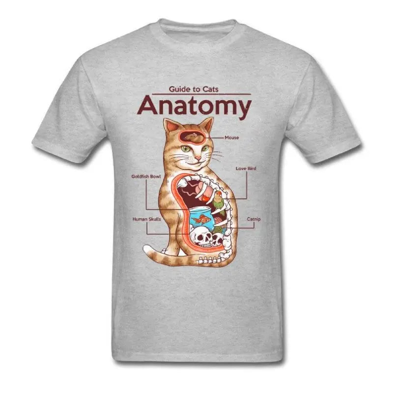 T-Shirt Anatomie de Chat - Vraiment-chat