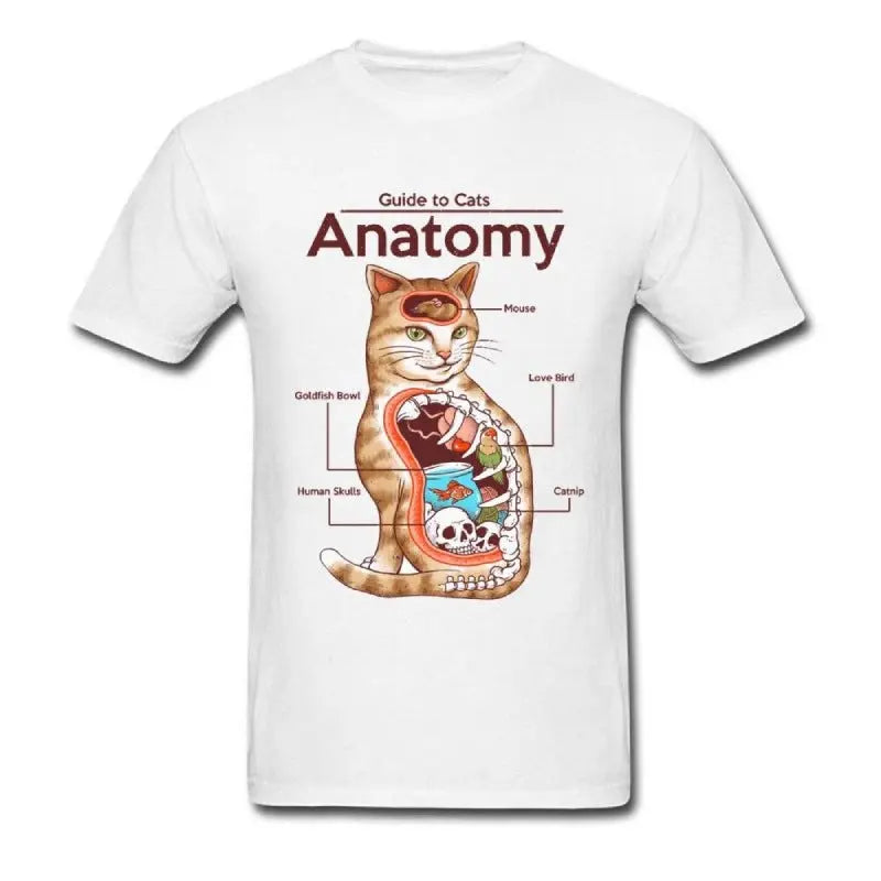 T-Shirt Anatomie de Chat - Vraiment-chat