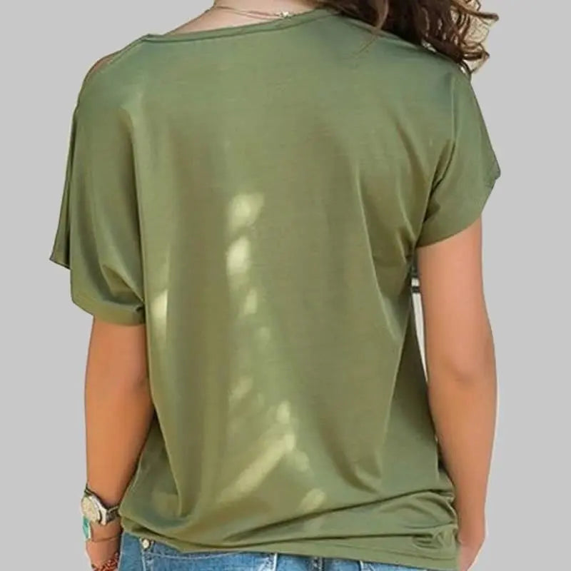 t-shirt chat Epaule Denudee - Vraiment-chat