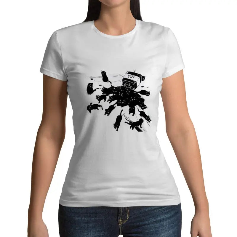 T-shirt Chat et Encre - Vraiment-chat