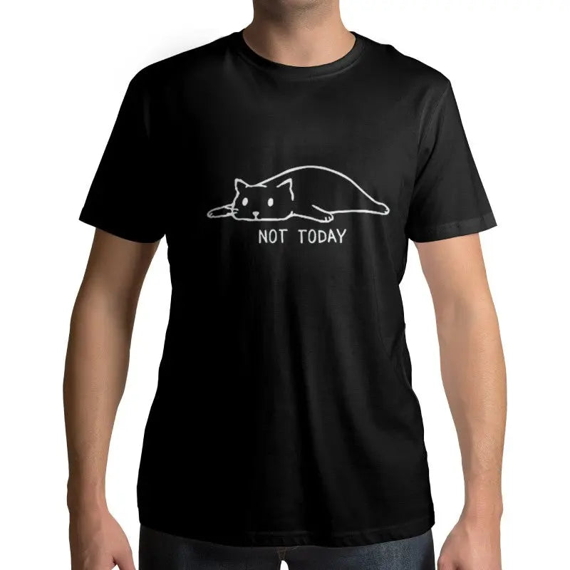 Tee-shirt Imprimé Chat Not Today Vraiment-chat