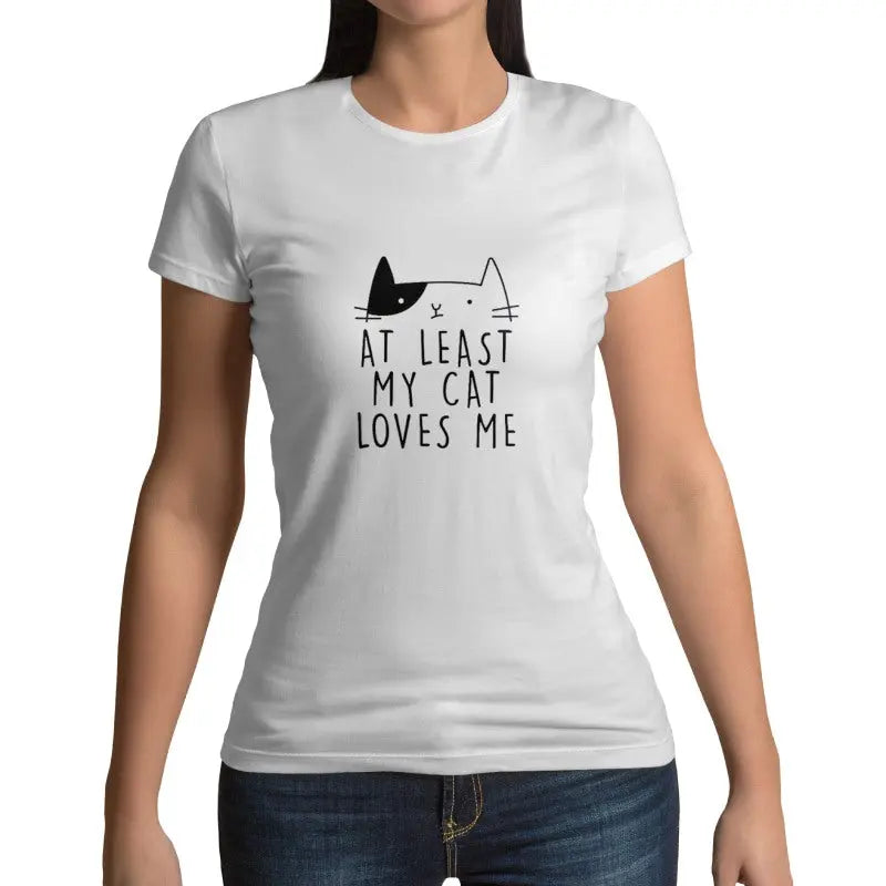 t-shirt chat love mon chat m'aime - Vraiment-chat