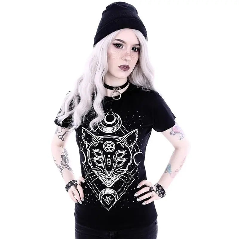 T-Shirt Chat Satanique - Vraiment-chat