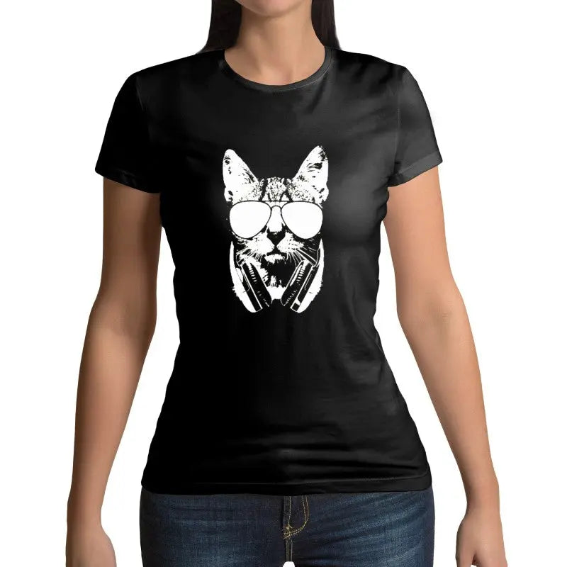 t-shirt cool cat - Vraiment-chat